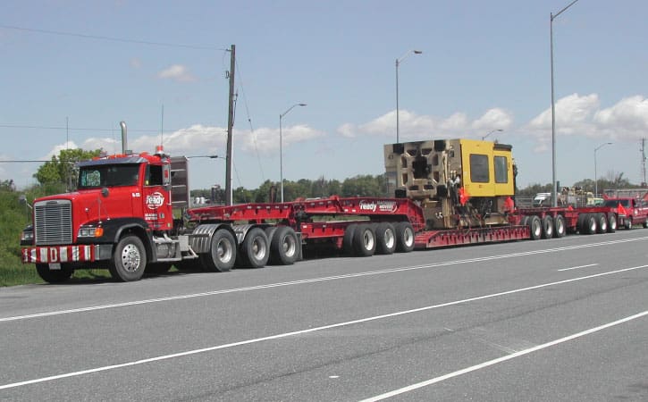 13 axle trailer.